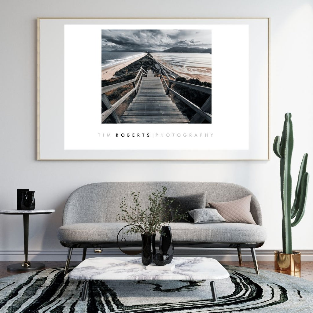 The Isthmus View Fine Art Poster - Dramatic Landscape Art in Your Chosen Size