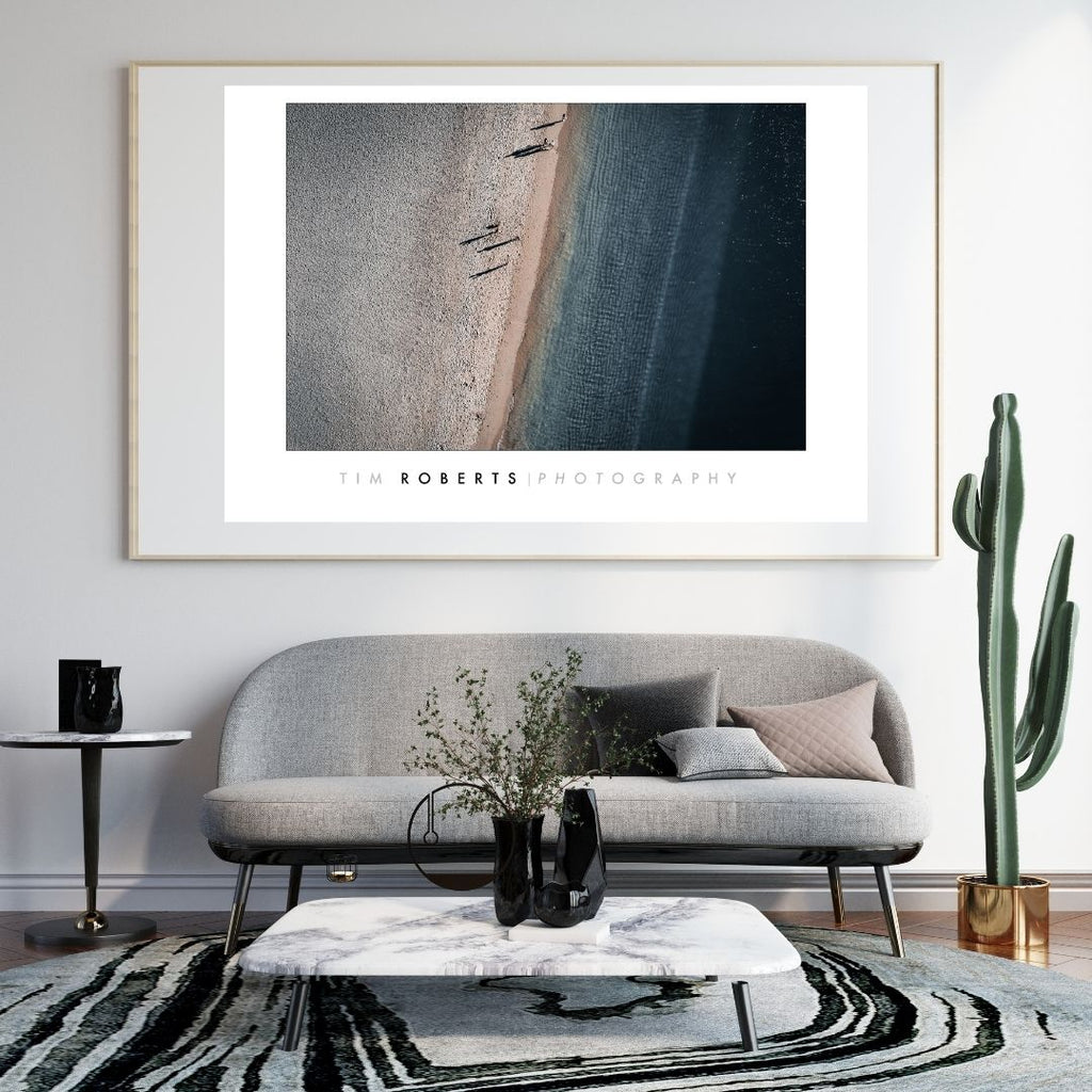 Fine Art Poster: Aerial View of Rapid Bay, South Australia - Vivid Giclée Print